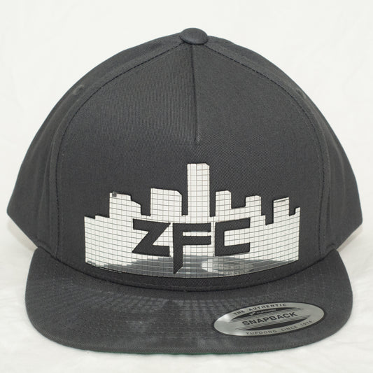 ZFC Hat Dark Grey Classic with Silver Disco Shine