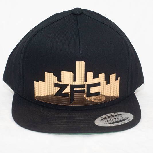 ZFC Hat Black Premium with Gold Disco Shine