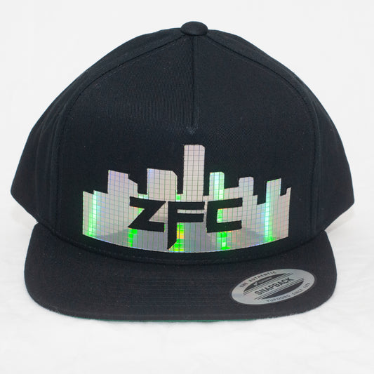 ZFC Hat Black Premium with Silver Rainbow Disco Shine