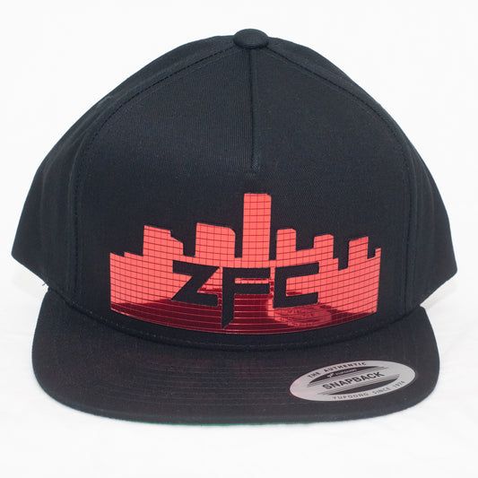 ZFC Hat Black Premium with Red Disco Shine